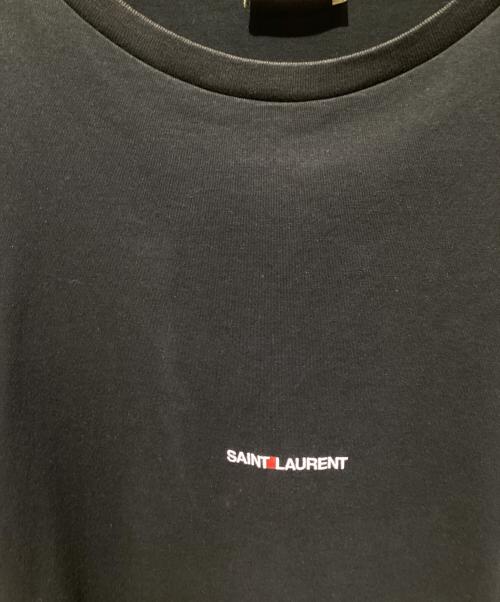 Saint Laurent Paris（サンローランパリ）Saint Laurent Paris (サンローランパリ) ロゴ半袖Tシャツ ブラック サイズ:Lの古着・服飾アイテム