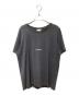 Saint Laurent Paris（サンローランパリ）の古着「ロゴ半袖Tシャツ」｜ブラック