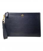 GUCCIグッチ）の古着「アニマリエ クラッチバッグ」｜ブラック