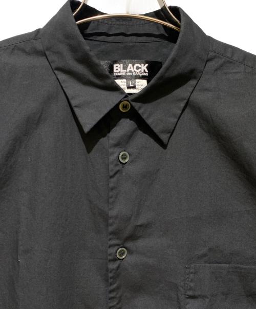 BLACK COMME des GARCONS（ブラックコムデギャルソン）BLACK COMME des GARCONS (ブラックコムデギャルソン) ロングシャツ ブラック サイズ:Lの古着・服飾アイテム