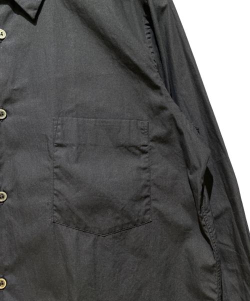 BLACK COMME des GARCONS（ブラックコムデギャルソン）BLACK COMME des GARCONS (ブラックコムデギャルソン) ロングシャツ ブラック サイズ:Lの古着・服飾アイテム