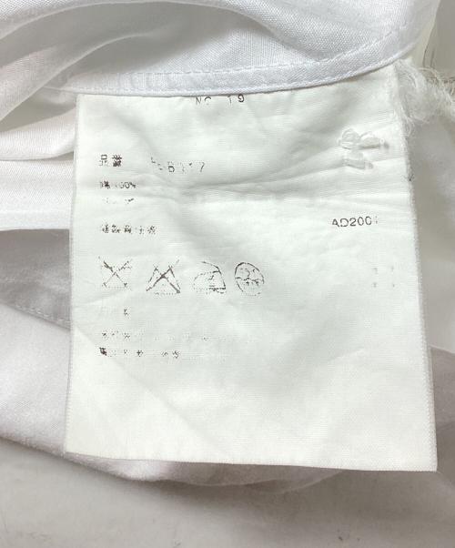 COMME des GARCONS HOMME PLUS（コムデギャルソンオムプリュス）COMME des GARCONS HOMME PLUS (コムデギャルソンオムプリュス) デニム切替半袖シャツ ホワイト サイズ:-の古着・服飾アイテム