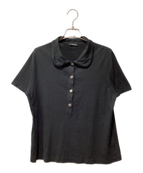 Y's for living（ワイズフォーリビング）Y's for living (ワイズフォーリビング) ラウンドカラーポロシャツ ブラック サイズ:-の古着・服飾アイテム