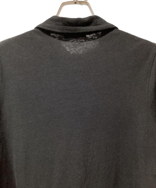 Y's for living（ワイズフォーリビング）Y's for living (ワイズフォーリビング) ラウンドカラーポロシャツ ブラック サイズ:-の古着・服飾アイテム