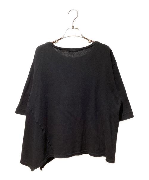 Y's for living（ワイズフォーリビング）Y's for living (ワイズフォーリビング) アシンメトリーカットソー ブラック サイズ:-の古着・服飾アイテム