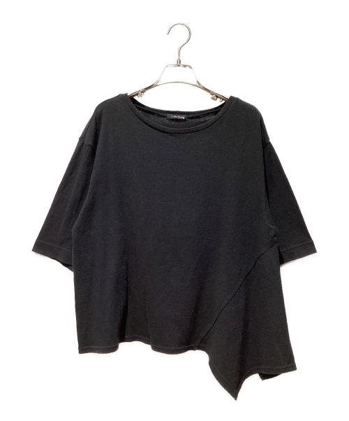 Y's for living（ワイズフォーリビング）Y's for living (ワイズフォーリビング) アシンメトリーカットソー ブラック サイズ:-の古着・服飾アイテム