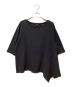 Y's for living (ワイズフォーリビング) アシンメトリーカットソー ブラック サイズ:-：4000円