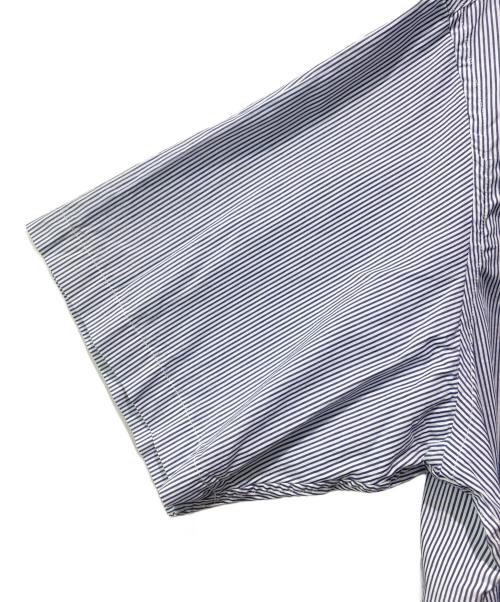 UNDERCOVER（アンダーカバー）UNDERCOVER (アンダーカバー) ストライプ半袖シャツ ブルー サイズ:3の古着・服飾アイテム