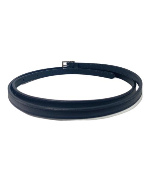 Saint Laurent Paris（サンローランパリ）Saint Laurent Paris (サンローランパリ) スワロバックルレザーベルト ブラック サイズ:80cmの古着・服飾アイテム