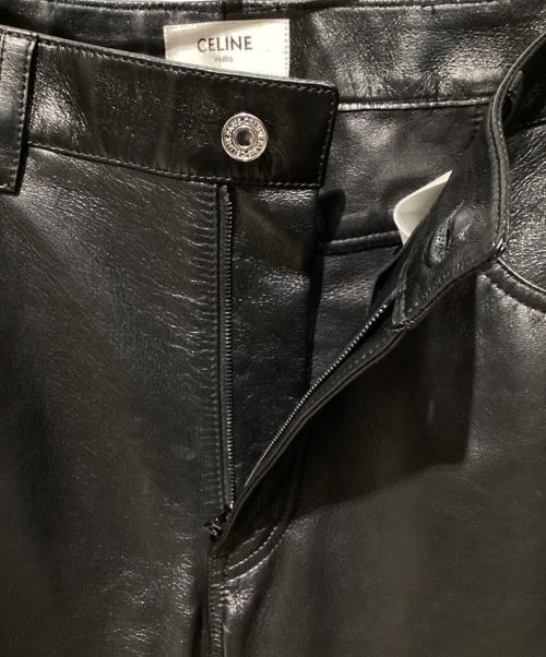 CELINE（セリーヌ）CELINE (セリーヌ) ルージーンズ / ソフトラムスキン ブラック サイズ:31の古着・服飾アイテム