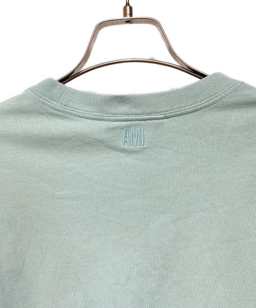 AMI PARIS（アミ パリス）AMI PARIS (アミ パリ) ハートロゴTシャツ ミントグリーン サイズ:Mの古着・服飾アイテム