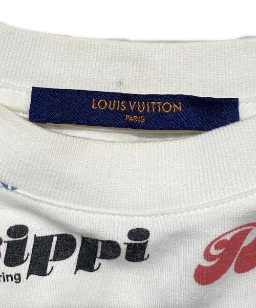 LOUIS VUITTON（ルイ ヴィトン）LOUIS VUITTON (ルイ ヴィトン) オールオーバーロゴTシャツ ホワイト サイズ:Mの古着・服飾アイテム