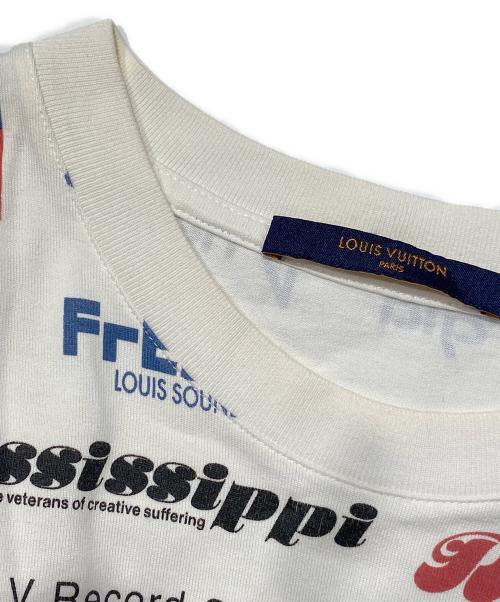 LOUIS VUITTON（ルイ ヴィトン）LOUIS VUITTON (ルイ ヴィトン) オールオーバーロゴTシャツ ホワイト サイズ:Mの古着・服飾アイテム
