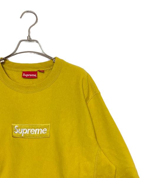 SUPREME（シュプリーム）SUPREME (シュプリーム) Box Logo Crewneck イエロー サイズ:Lの古着・服飾アイテム