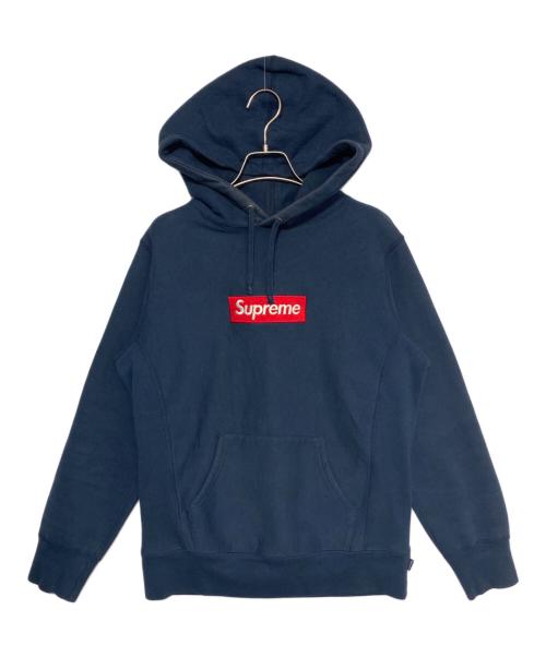 SUPREME（シュプリーム）SUPREME (シュプリーム) Box Logo Hooded Sweatshirt ネイビー サイズ:Sの古着・服飾アイテム