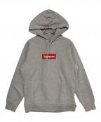 SUPREMEシュプリーム）の古着「box logo hooded sweat shirts」｜ライトグレー