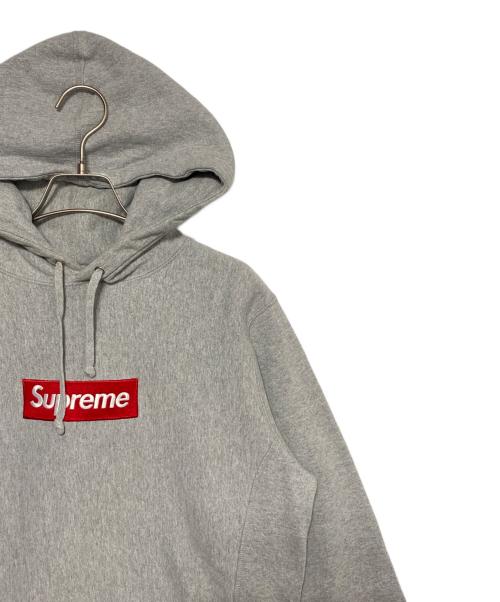 SUPREME（シュプリーム）SUPREME (シュプリーム) box logo hooded sweat shirts ライトグレー サイズ:Mの古着・服飾アイテム