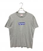 SUPREMEシュプリーム）の古着「19AW bandana box logo Tee」｜ライトグレー