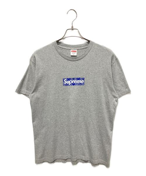 SUPREME（シュプリーム）SUPREME (シュプリーム) 19AW bandana box logo Tee ライトグレー サイズ:Mの古着・服飾アイテム