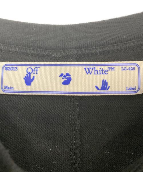 OFFWHITE（オフホワイト）OFFWHITE (オフホワイト) ロゴTシャツ ブラック サイズ:Mの古着・服飾アイテム