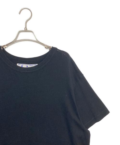 OFFWHITE（オフホワイト）OFFWHITE (オフホワイト) ロゴTシャツ ブラック サイズ:Mの古着・服飾アイテム