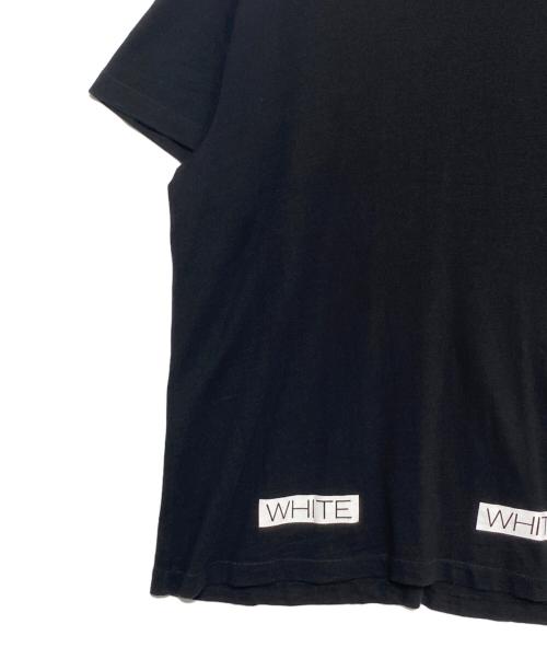 OFFWHITE（オフホワイト）OFFWHITE (オフホワイト) ロゴTシャツ ブラック サイズ:Mの古着・服飾アイテム