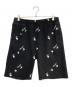 OFFWHITE（オフホワイト）の古着「ALL OVER LOGO SHORTS」｜ブラック