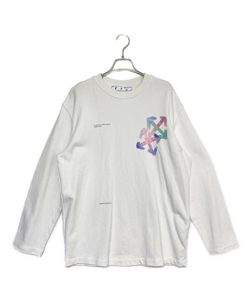 OFFWHITE（オフホワイト）OFFWHITE (オフホワイト) ウォーターペイントアローロゴスウェット ホワイト サイズ:XXSの古着・服飾アイテム