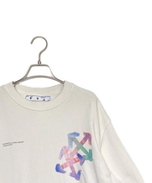 OFFWHITE（オフホワイト）OFFWHITE (オフホワイト) ウォーターペイントアローロゴスウェット ホワイト サイズ:XXSの古着・服飾アイテム