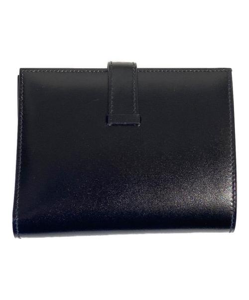 HERMES（エルメス）HERMES (エルメス) Hermès Béarn Compact Wallet/ベアンコンパクト ブラック 未使用品の古着・服飾アイテム