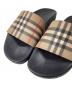 BURBERRY (バーバリー) チェック スライド ブラック サイズ:41：20000円