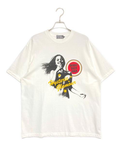 Hysteric Glamour（ヒステリックグラマー）Hysteric Glamour (ヒステリックグラマー) RUNNIN’ AWAY Tシャツ ホワイト サイズ:XLの古着・服飾アイテム