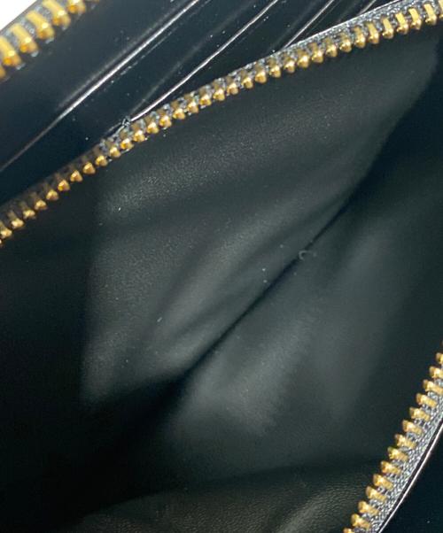 UNDERCOVER（アンダーカバー）UNDERCOVER (アンダーカバー) ガラスレザー長財布 ブラックの古着・服飾アイテム