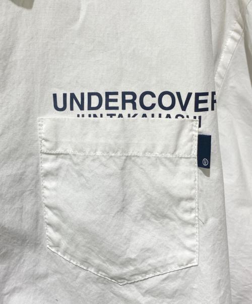 UNDERCOVER（アンダーカバー）UNDERCOVER (アンダーカバー) 半袖ロゴシャツ ホワイト サイズ:3の古着・服飾アイテム