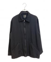 Y's for living（ワイズフォーリビング）の古着「ウールジップスイングトップ」｜ブラック