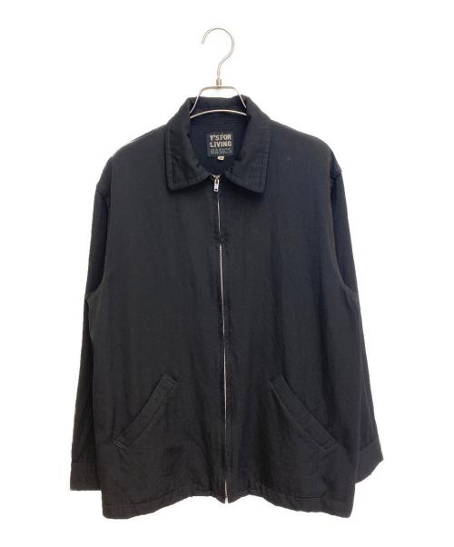 Y's for living（ワイズフォーリビング）Y's for living (ワイズフォーリビング) ウールジップスイングトップ ブラック サイズ:Mの古着・服飾アイテム