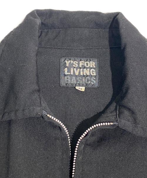 Y's for living（ワイズフォーリビング）Y's for living (ワイズフォーリビング) ウールジップスイングトップ ブラック サイズ:Mの古着・服飾アイテム