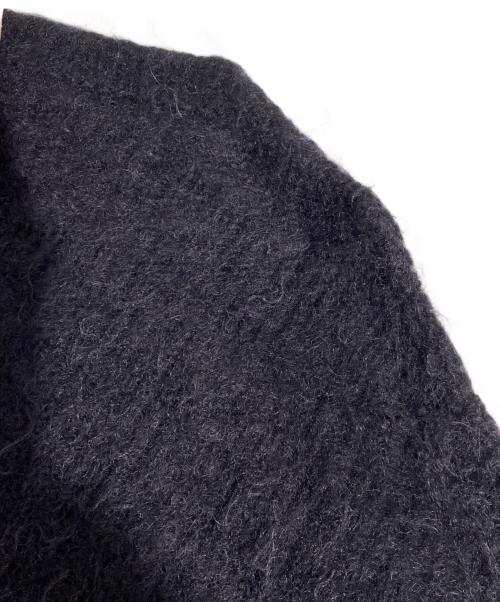 Saint Laurent Paris（サンローランパリ）Saint Laurent Paris (サンローランパリ) フロントロゴモヘアニット ブラック サイズ:XLの古着・服飾アイテム