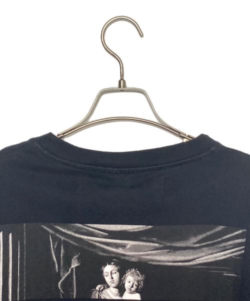 OFFWHITE（オフホワイト）OFFWHITE (オフホワイト) フェイクレイヤード グラフィックプリント 長袖Tシャツ ブラック サイズ:Sの古着・服飾アイテム