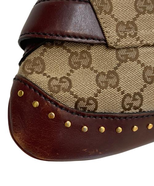 GUCCI（グッチ）GUCCI (グッチ) ホースビット チェーン ショルダーバッグ ブラウンの古着・服飾アイテム