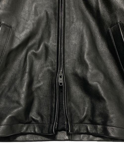 BALENCIAGA（バレンシアガ）BALENCIAGA (バレンシアガ) Taxi ジャケット/Super Soft Leather Zip-Up Jacket ブラック サイズ:Sの古着・服飾アイテム