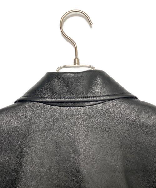 BALENCIAGA（バレンシアガ）BALENCIAGA (バレンシアガ) Taxi ジャケット/Super Soft Leather Zip-Up Jacket ブラック サイズ:Sの古着・服飾アイテム