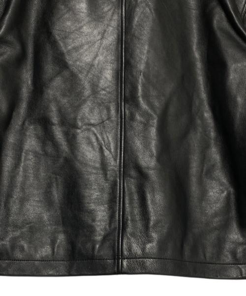 BALENCIAGA（バレンシアガ）BALENCIAGA (バレンシアガ) Taxi ジャケット/Super Soft Leather Zip-Up Jacket ブラック サイズ:Sの古着・服飾アイテム