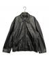 BALENCIAGA（バレンシアガ）の古着「Taxi ジャケット/Super Soft Leather Zip-Up Jacket」｜ブラック