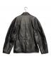 BALENCIAGA (バレンシアガ) Taxi ジャケット/Super Soft Leather Zip-Up Jacket ブラック サイズ:S：380000円
