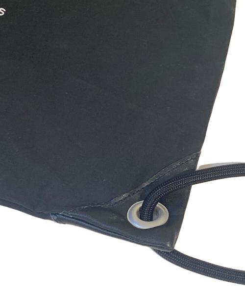 UNDERCOVER（アンダーカバー）UNDERCOVER (アンダーカバー) WTAPS (ダブルタップス) コットンナイロン ドローストリングバッグ ブラックの古着・服飾アイテム