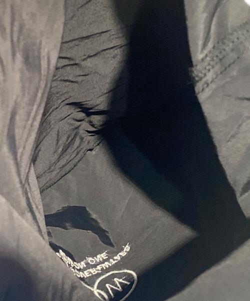 UNDERCOVER（アンダーカバー）UNDERCOVER (アンダーカバー) WTAPS (ダブルタップス) コットンナイロン ドローストリングバッグ ブラックの古着・服飾アイテム