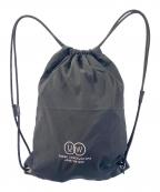 UNDERCOVER×WTAPSアンダーカバー×ダブルタップス）の古着「コットンナイロン ドローストリングバッグ」｜ブラック