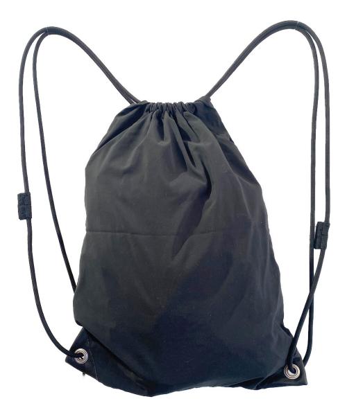 UNDERCOVER（アンダーカバー）UNDERCOVER (アンダーカバー) WTAPS (ダブルタップス) コットンナイロン ドローストリングバッグ ブラックの古着・服飾アイテム