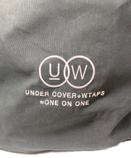 UNDERCOVER（アンダーカバー）UNDERCOVER (アンダーカバー) WTAPS (ダブルタップス) コットンナイロン ドローストリングバッグ ブラックの古着・服飾アイテム